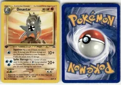 OMASTAR - 43/75 - UC - NEO DISCOVERY - POKEMON - 1ST EDITION - DAMAGED - Image 1