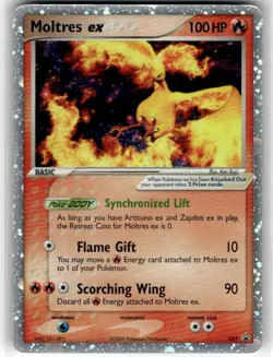 MOLTRES EX - 031 - P - NINTENDO BLACK STAR PROMOS - POKEMON - - DAMAGED - Image 2