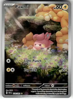 PAWMI - 226/091 - ILLUSTRATION RARE - PALDEAN FATES - POKEMON - - NM - Image 2