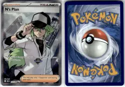 N'S PLAN - 163/086 - ULTRA RARE - BLACK BOLT - POKEMON - - NM - Image 1