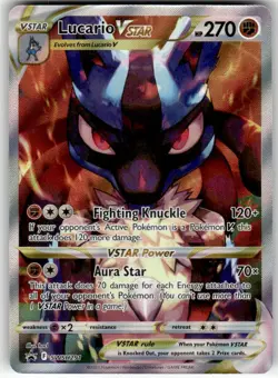 LUCARIO VSTAR - SWSH291 - HOLO P - SWORD & SHIELD PROMO - POKEMON - - NM - Image 2