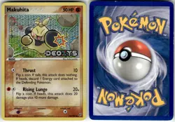 MAKUHITA - 65/107 - C - DEOXYS - POKEMON - REVERSE HOLO - DAMAGED - Image 1