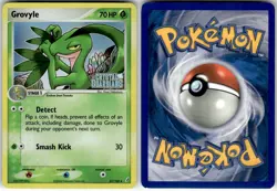 GROVYLE - 32/100 - UC - CRYSTAL GUARDIANS - POKEMON - REVERSE HOLO - DAMAGED - Image 1