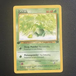 Pokemon TCG WOTC 1st Edition Team Rocket Oddish 63/82 Common NM - Image 4