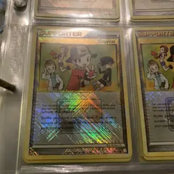 Copycat 90/123 Pokemon League Crosshatch Holo Promo NM - Image 3