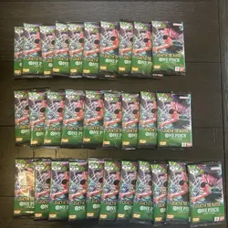 LOT OF 30 SEALED Booster Packs One Piece TCG: Legacy Ox The Master Op-12 - Image 1