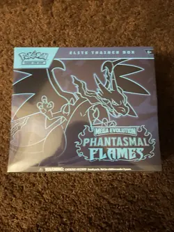 Phantasmal Flames ETB Pokemon TCG Elite Trainer Box Factory Sealed - Image 1