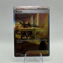Pokemon Penny Full Art Trainer Supporter Holo SV01 Scarlet & Violet 252/198 SIR - Image 1