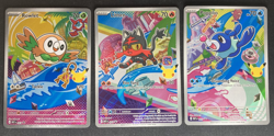 Pokemon Rowlet, Litten, Popplio MEP 043 044 045 First Partner Promos Gen 7 NM - Image 1