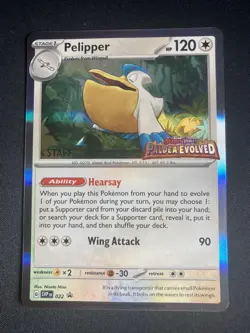 Pelipper Pokemon SVP Promo 022 (Prerelease) [Staff] NM - Image 1