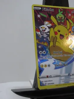Pokemon Pikachu Promo Holo Basic HP70 SWSH020 Sword & Shield English - Image 2