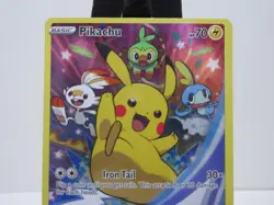 Pokemon Pikachu Promo Holo Basic HP70 SWSH020 Sword & Shield English - Image 5