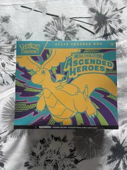 Pokemon TCG: Ascended Heroes Elite Trainer Box (ETB) ✅New & Sealed ✅ Fast Ship - Image 1
