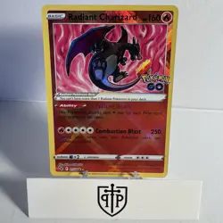 Pokemon TCG - Radiant Charizard 011/078 Pokemon Go - Ultra Rare Holo - NM - Image 1