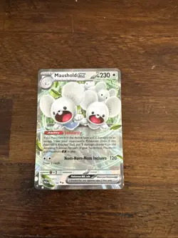Maushold ex 155/182 Pokemon TCG Scarlet & Violet Paradox Rift Double Rare NM - Image 1