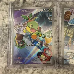 Pokemon First Partner Illustration Collection - Chimchar Turtwig Piplup Set - Image 3
