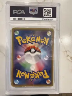 2014 PSA 1 Pokemon Japanese XY Promo #098 Megatokyo's Pikachu Poncho Charizard - Image 2