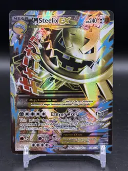 M Steelix EX (Full Art) 109/114 XY Steam Siege Pokemon English Mega LP - Image 1