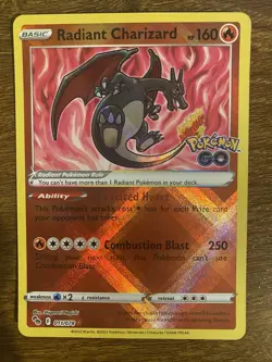Radiant Charizard 011/078 Pokemon GO - Image 1