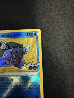 Radiant Blastoise 018/078 - Pokemon Go Radiant Rare - NM - Image 3