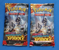 POKEMON SURGING SPARKS 2 BOOSTER PACKS SEALED - Image 1