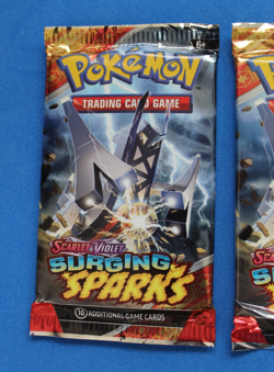 POKEMON SURGING SPARKS 2 BOOSTER PACKS SEALED - Image 2