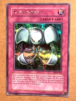 yugioh Metalmorph FMR-003 Secret Rare Played - Image 1