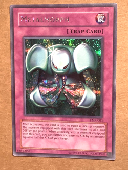 yugioh Metalmorph FMR-003 Secret Rare Played - Image 3