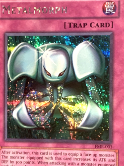 yugioh Metalmorph FMR-003 Secret Rare Played - Image 4