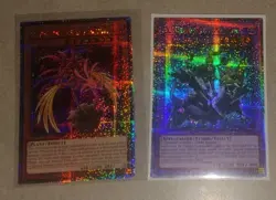 YU-GI-OH! Platinum Secret Rare Quarter Century Stampede Dark Magician Lot - Image 2