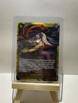Crocodile OP14-120 Secret Alternate Art The Azure Sea's Seven Sec One Piece RARE - Image 1