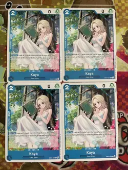 Kaya EB03-023 X 4 One Piece TCG Heroines NM - Image 1