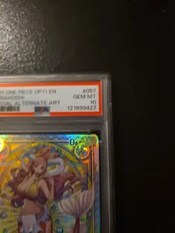 PSA 10 Shirahoshi SP EB01-057 One Piece OP11 Fist of Divine Speed Gem Mint ENG. - Image 5