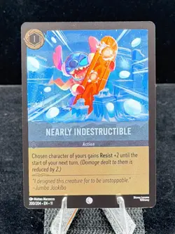 Disney Lorcana-Winterspell-Nearly Indestructable-#200-Cold Foil-M/NM - Image 4