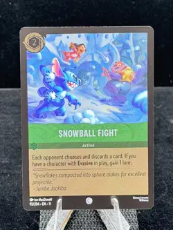 Disney Lorcana-Winterspell-Snowball Fight-#95-Cold Foil-M/NM - Image 4