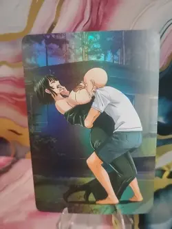 One Punch Man Fubuki & Saitama Anime Waifu Girl Sexy Doujin Trading Card - Image 1