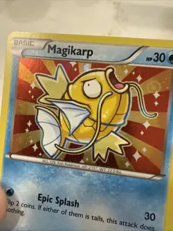 Pokemon Magikarp Promo Holo Basic 30HP XY143 XY 2016 English Card NM - Image 4