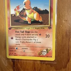 Pokemon Card - Blaine's Charmander Gym Challenge 60/132 Common 1st Edition - Image 5