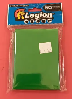 Legion Green Double Matte Finish Standard Card Sleeves (50) SEALED FFG - Image 1