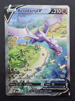 Aerodactyl V 180/196 - Lost Origin - Near Mint - Alt Full Art - Pokemon Card - Image 1