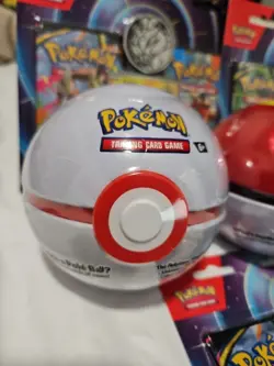 Pokemon TCG Mega Evolution & Phantasmal Flames Game Cards plus Poke Ball Tins - Image 2