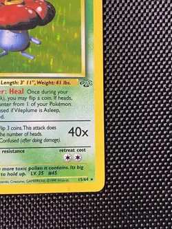 Pokemon Card - Vileplume Jungle 15/64 Holo Rare Unlimited Ungraded LP+ - Image 4