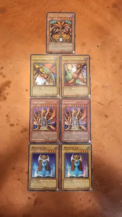 Rare Yu-Gi-Oh Lot, Exodia! 7 Rare Cards - Image 1