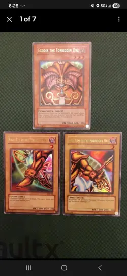Rare Yu-Gi-Oh Lot, Exodia! 7 Rare Cards - Image 2