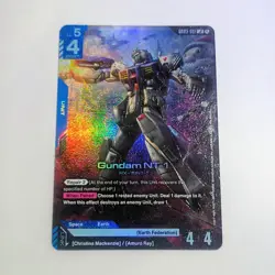 Gundam NT-1 GD03-001 LR Gundam Card Game English Steel Requiem NM - Image 1