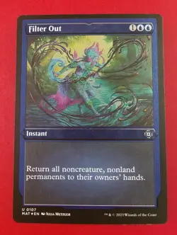1x Filter Out | FOIL-ETCHED | MAT: The Aftermath | MTG Magic Cards - Image 1