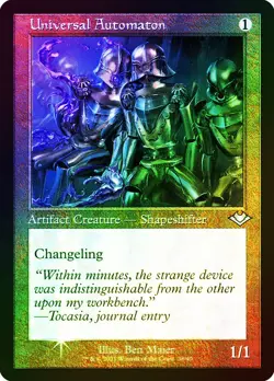 MTG FOIL ETCHED Universal Automaton Retro - Modern Horizons #038 - Image 1