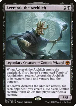 MTG Acererak the Archlich - Adventures in the Forgotten Realms #087 - Image 1