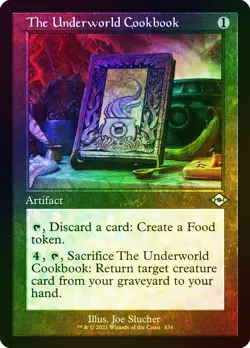 MTG FOIL ETCHED The Underworld Cookbook Retro - Modern Horizons 2 #434 - Image 1