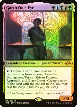 MTG FOIL Garth One-Eye - Modern Horizons 2 #197 - Image 1